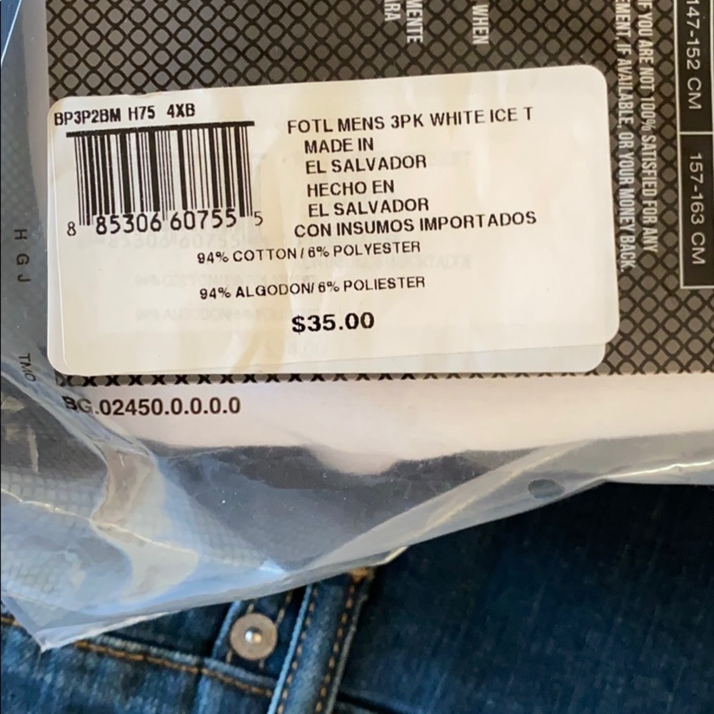 Fruit of the Loom Men’s 4XB CREW Neck T-Shirts. - Picture 3 of 4